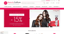 Desktop Screenshot of beautycoiffure.com